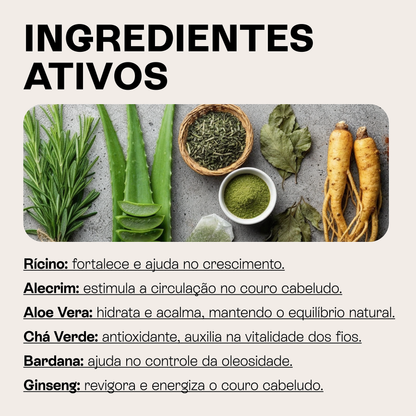 Shampoo Antiqueda com Ervas Milenares