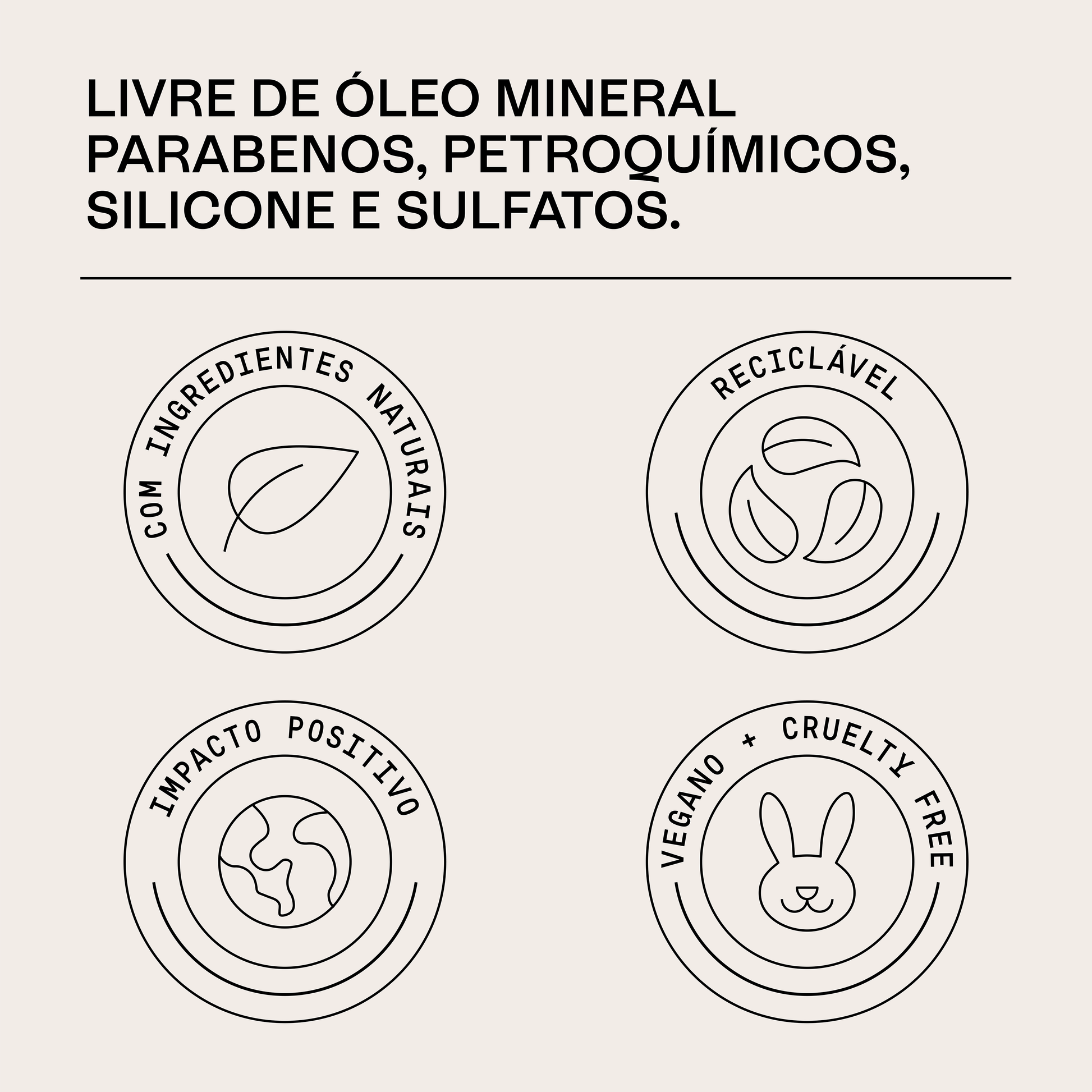 Ingredientes naturais do óleo Beauts com Ojon e Aloe Vera para cabelos danificados