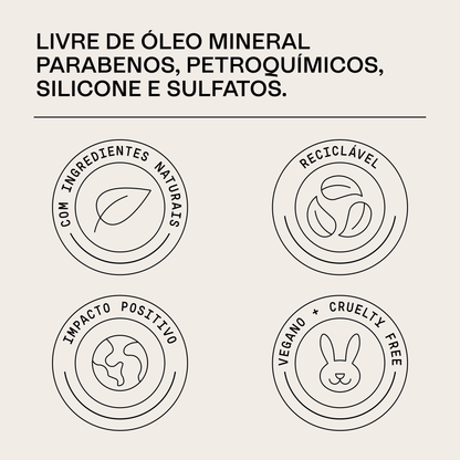 Ingredientes naturais do óleo Beauts com Ojon e Aloe Vera para cabelos danificados